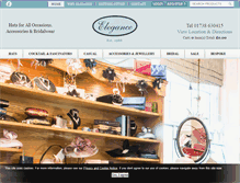 Tablet Screenshot of eleganceofperth.com